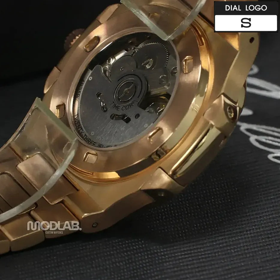 Nautiko | Rose Gold Chocolate Open Heart
