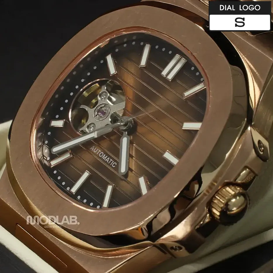 Nautiko | Rose Gold Chocolate Open Heart