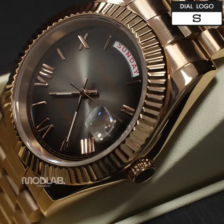 Seikojust | Grey Rose Gold Roman