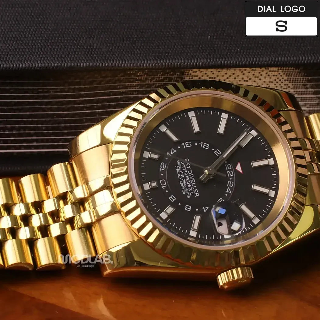 Seikojust | Sky Dweller Gold Black