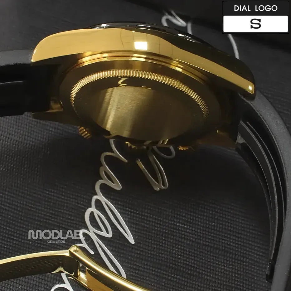 Seitona | Gold Black Rubber