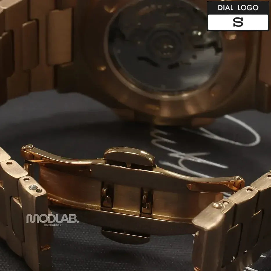 Nautiko | Rose Gold Chocolate Open Heart