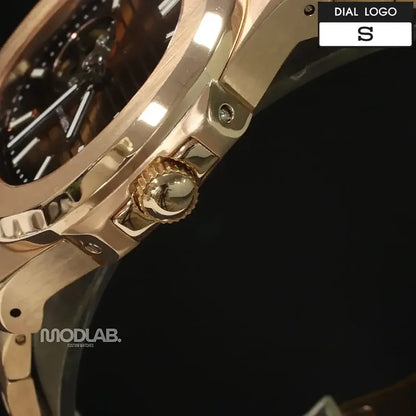 Nautiko | Rose Gold Chocolate Open Heart