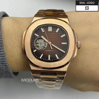 Nautiko | Rose Gold Chocolate Open Heart