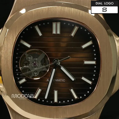 Nautiko | Rose Gold Chocolate Open Heart