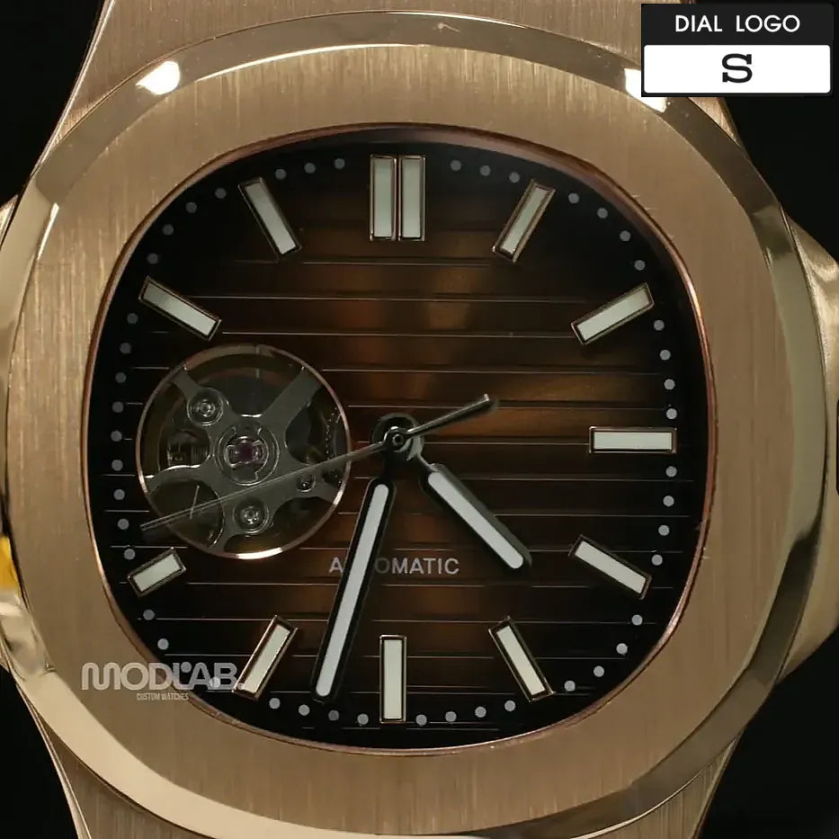 Nautiko | Rose Gold Chocolate Open Heart