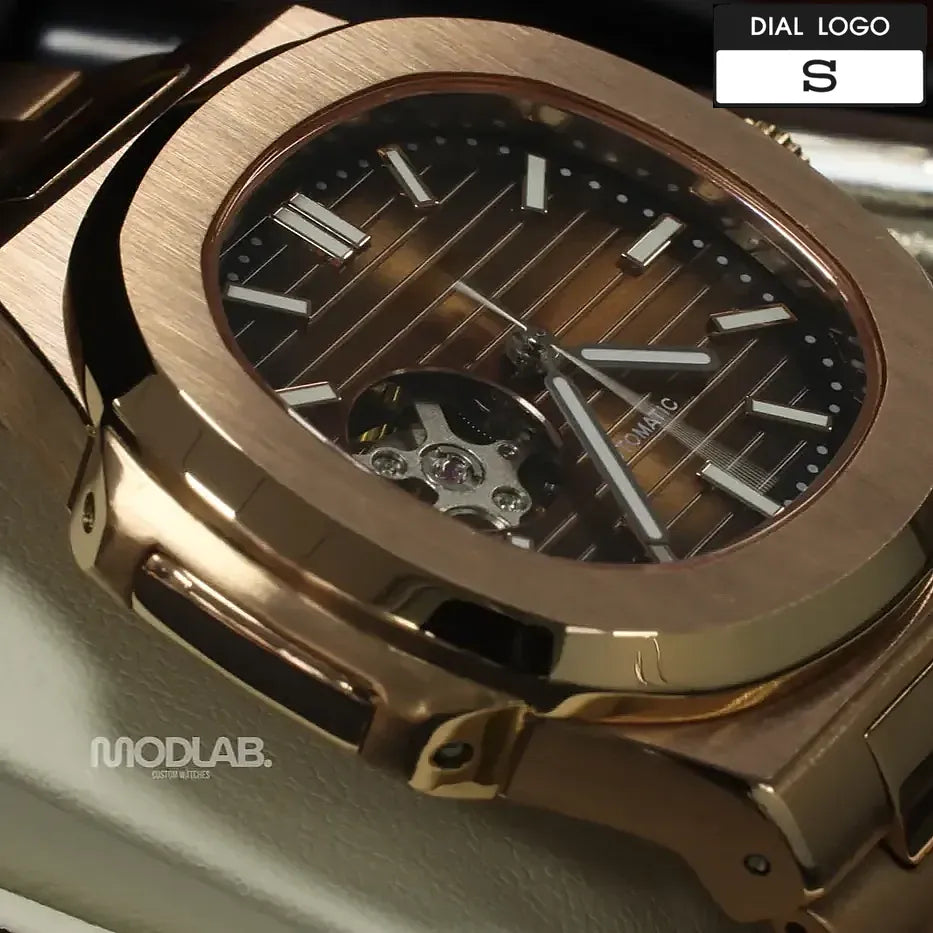 Nautiko | Rose Gold Chocolate Open Heart