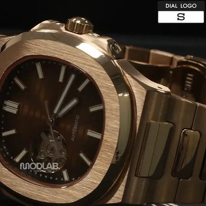 Nautiko | Rose Gold Chocolate Open Heart