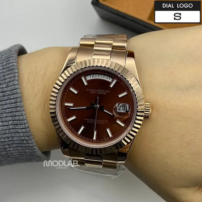 Seikojust | Daydate Rose Gold Chocolate