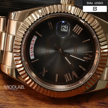 Seikojust | Grey Rose Gold Roman