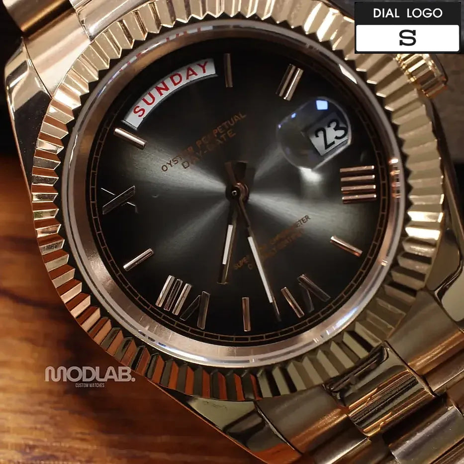 Seikojust | Grey Rose Gold Roman