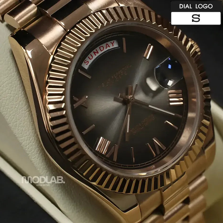 Seikojust | Grey Rose Gold Roman