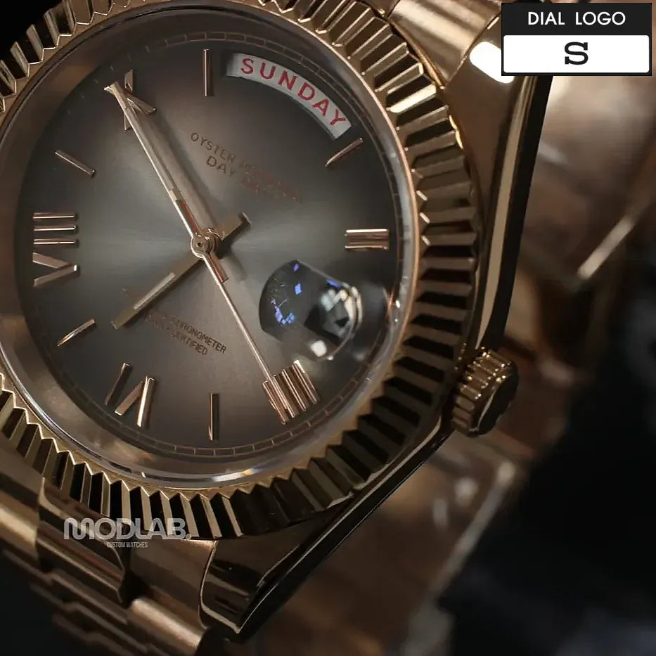 Seikojust | Grey Rose Gold Roman