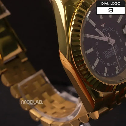 Seikojust | Sky Dweller Gold Black