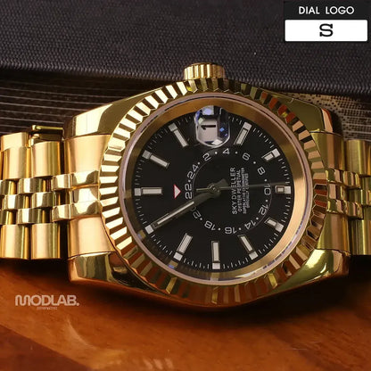 Seikojust | Sky Dweller Gold Black