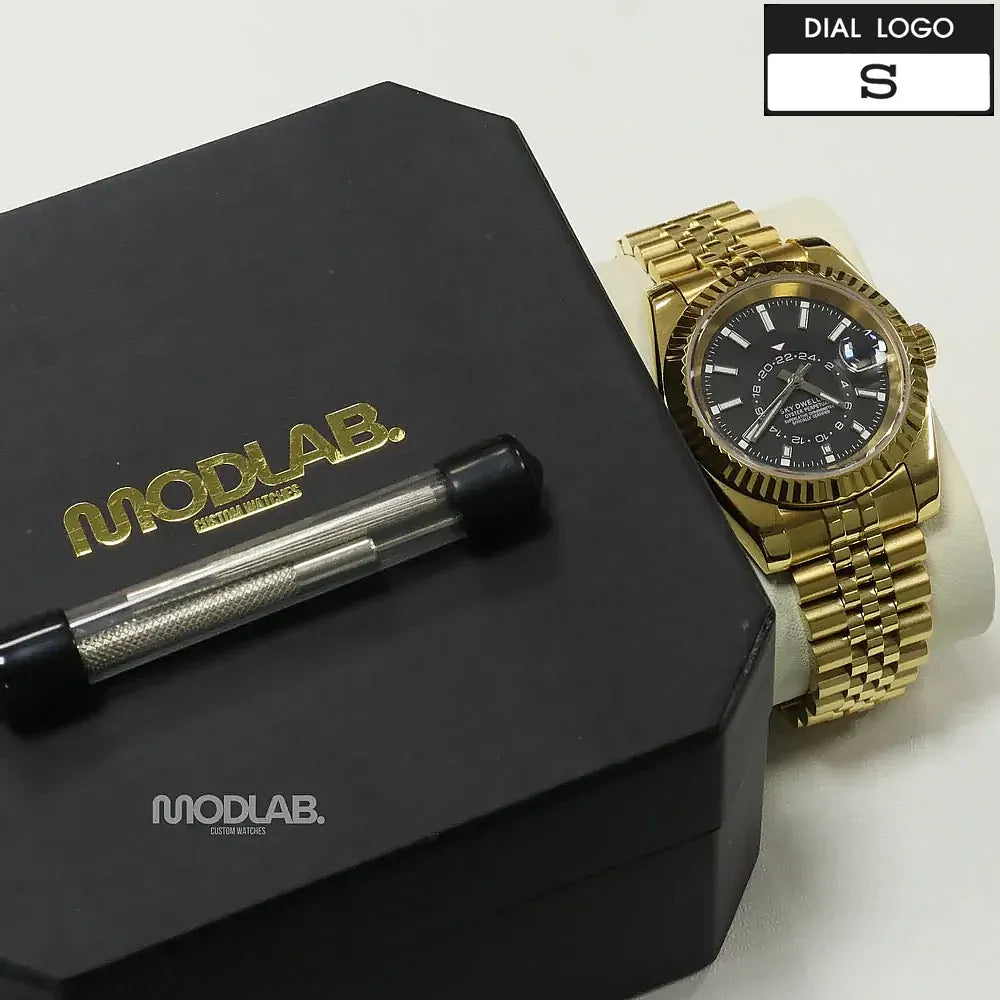 Seikojust | Sky Dweller Gold Black