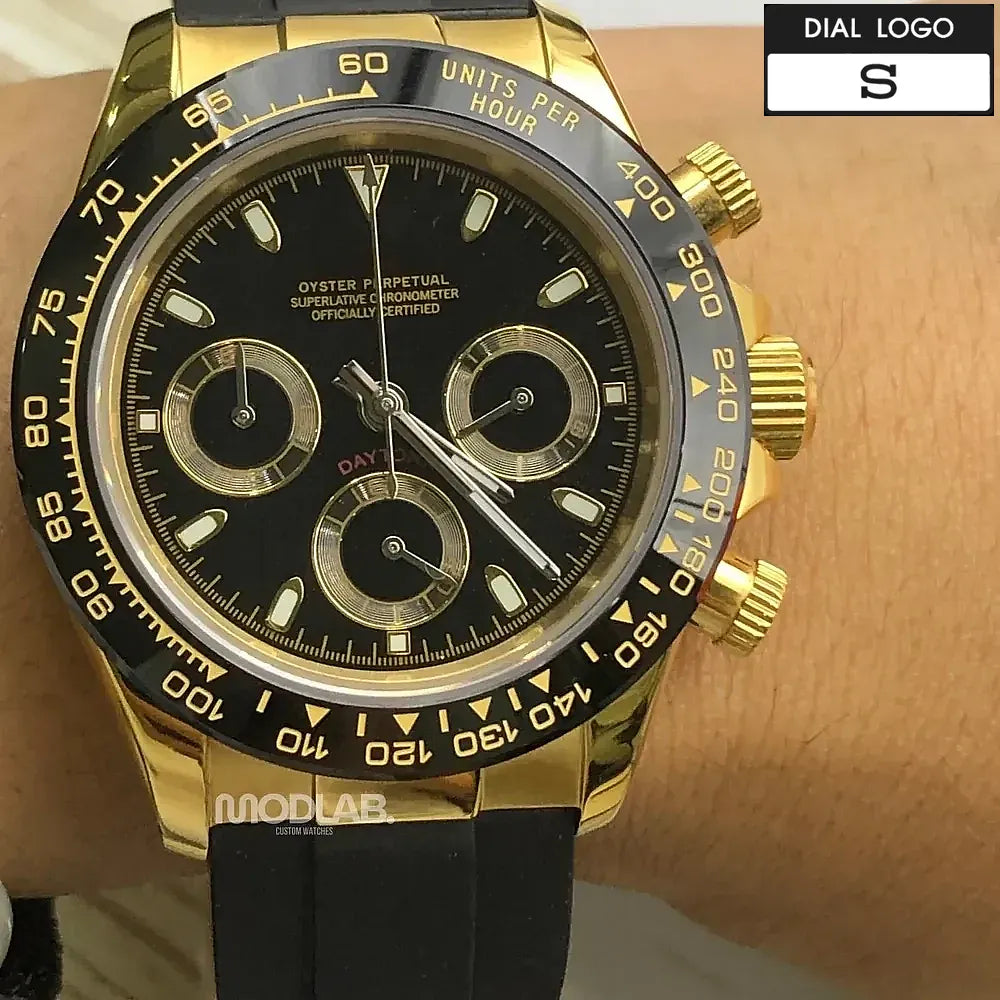 Seitona | Gold Black Face Rubber