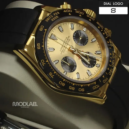 Seitona | Gold Black Rubber
