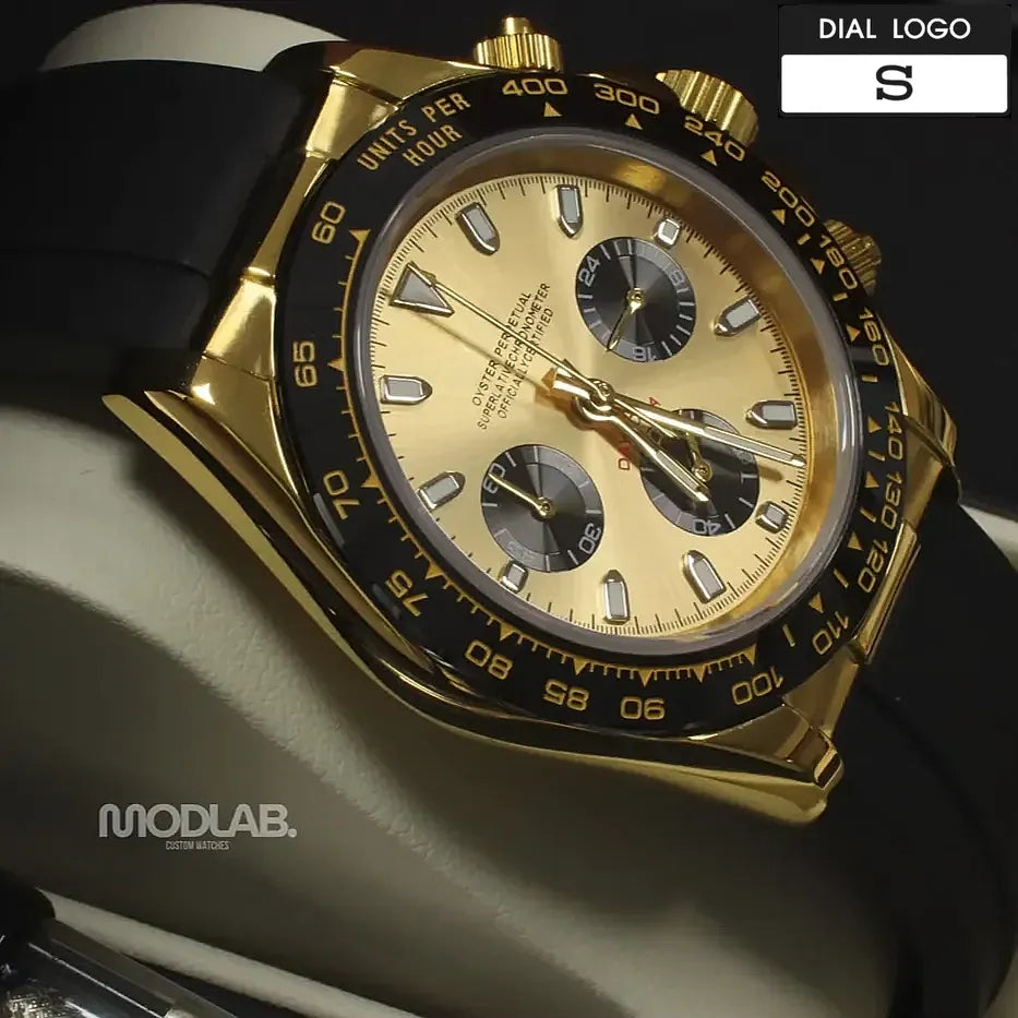 Seitona | Gold Black Rubber