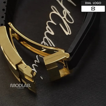 Seitona | Gold Black Rubber