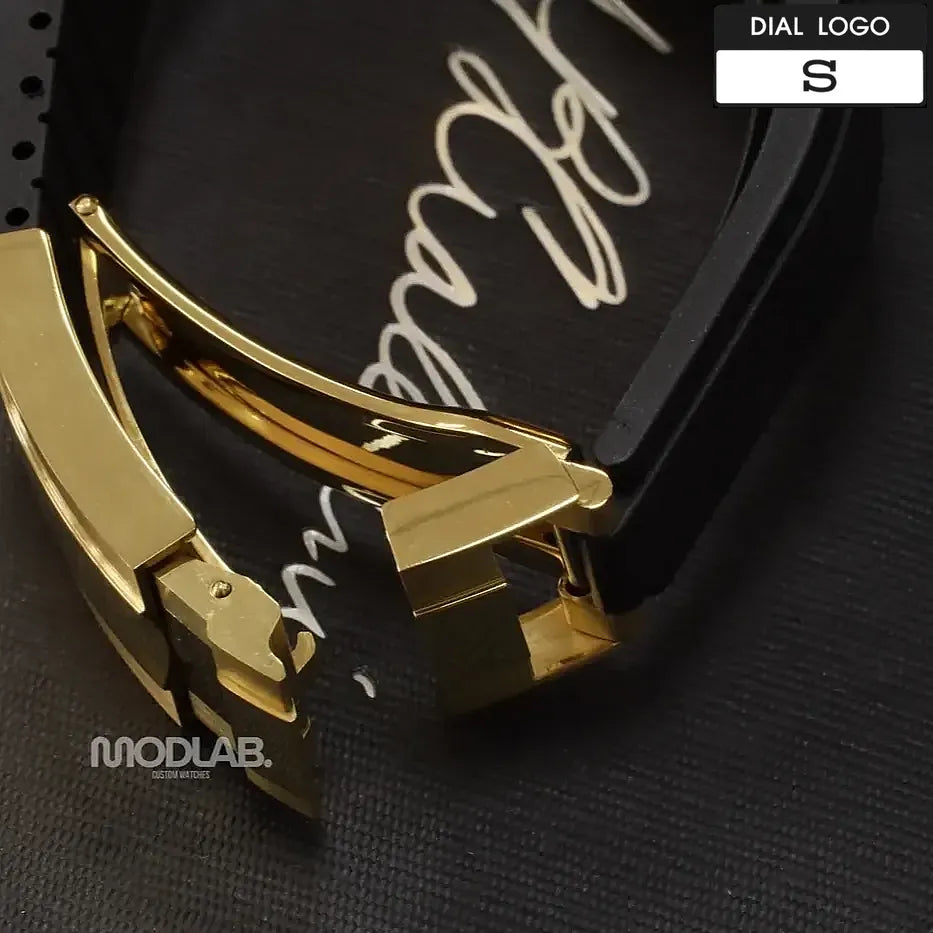 Seitona | Gold Black Rubber