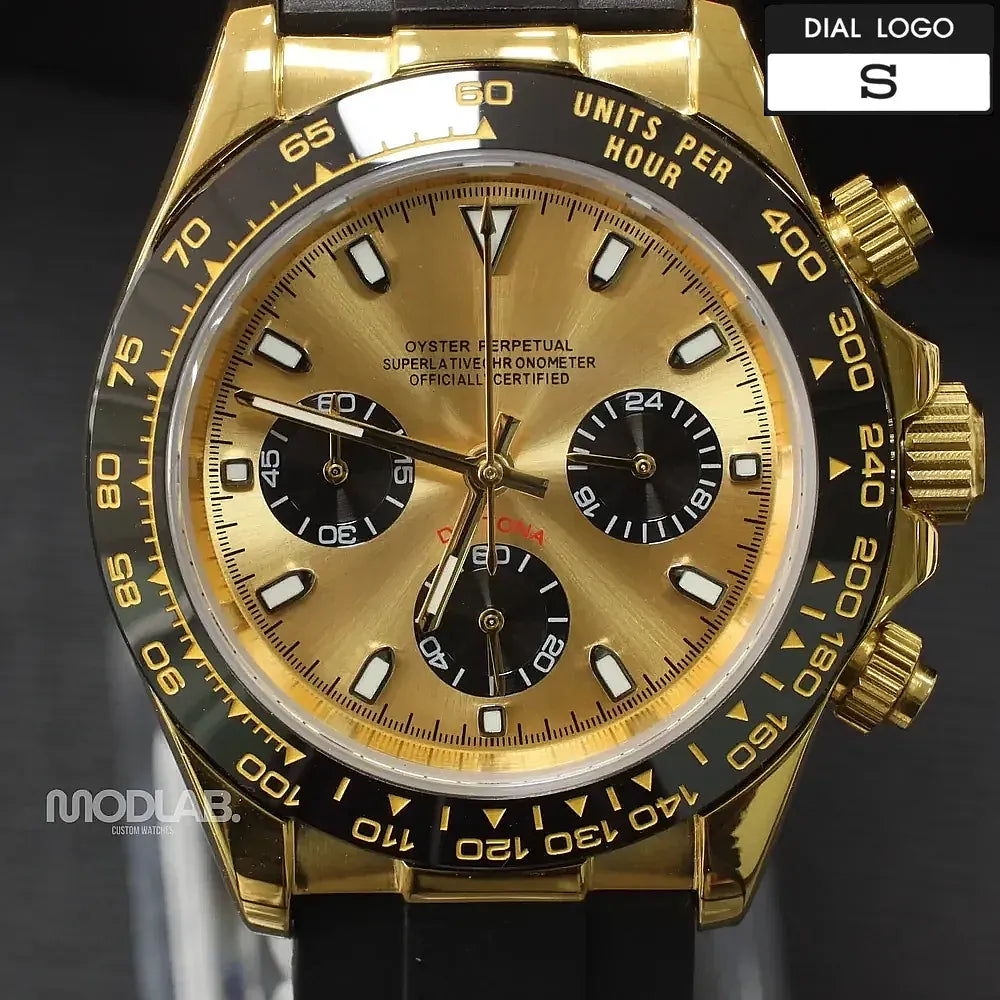 Seitona | Gold Black Rubber